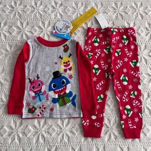 Baby Shark/Nickelodeon Colorful Festive Kids Pajama Set